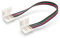 4 pol Verbinder mit Klippbefestigung | Schnellverbinder für RGB LED Streifen Stripes (15cm)