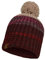 Buff Strick & Polar Mütze ALINA MAROON