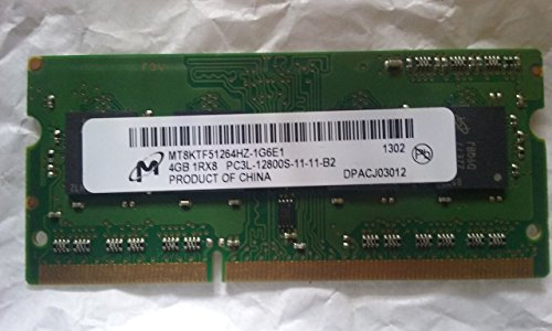 4Go RAM PC Portable SODIMM Micron MT8KTF51264HZ-1G6E1 DDR3 PC3L-12800S 1600 MHz