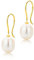 Orovi Damen Ohrringe Perlen Set Ohrstecker 18 Karat Gold Gelbgold (750) Schmuck
