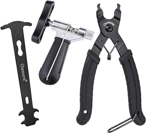 Oumers Fahrradkette Reparatur Set, Fahrrad Link Zange, Fahrrad Ketten Werkzeug, Ketten Prüfer Fahrradkette Werkzeug Set Fahrradkette Werkzeug Set für 6-12 Fach Fahrradkette