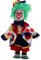 Baoblaze 18 cm Halloween Clown Puppen Clownmann Minipuppe Dekofigur, Geschenke und Erwachsene, # 4