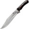 Hobby Hut HH-303, Coltello da caccia, 33 cm, custom realizzato a mano con fodero, in acciaio INOX J2, con lama fissa, extra affilata, lama fissa per campeggio, caccia, fodero in pelle, manico Micarta