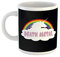 clothinx Kaffeetasse mit Aufdruck Death Metal | Lustiges Unicorn Heavy Metal Motiv mit Einhorn und Regenbogen | Passend für den nächsten Musikabend, Konzert oder Gig