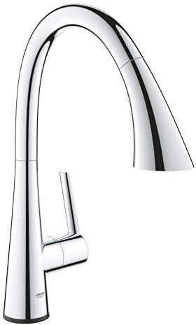 Grohe Zedra Touch Elektronische Einhand-Spültischbatterie, DN15 Chrom 30219002 Spülbrause mit 3 Strahlarten