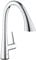 Grohe Zedra Touch Elektronische Einhand-Spültischbatterie, DN15 Chrom 30219002 Spülbrause mit 3 Strahlarten