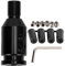auto Schaltknauf shift knob adapter schaltknauf adapter, Universal Schaltknauf adapter für Schalthebel ohne Gewinde 12x1,25(Schwarz)