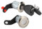 Set barilotto serratura portiera auto, cilindro cilindrico serratura porta sinistra destra con 2 chiavi 7701470944 Accessori di ricambio adatti per Master 1998-2016