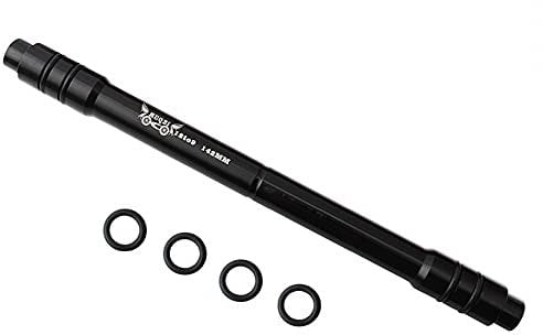 MiOYOOW Fahrrad Steckachse, 12 mm Achse auf 9 mm Schnellspanner Bike Adapter 142/148MM Fahrradspieß Adapter für MTB-Fahrrad