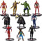 Cake Topper for Birthday Decoration, 10 PCS Figures Set Cake Topper Decoration Cartoons Cake Topper Party Decoration for Boys and Children Birthday Parties