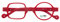 DIDINSKY Presbyopie Lesebrille oder Presbyopie Anti Blaulicht Anti Blaulicht für Männer und Frauen. Rubber Touch, flexible Bügel und entspiegelte Gläser. Cherry +2.0 - DALI BIO