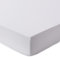 URBANARA Spannbettlaken MATA - Weiß - 90x200x26 cm, 100% Baumwolle mit Soft-Peach-Finish – Bettlaken, Baumwoll-Laken, Betttuch, Haustuch