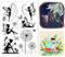 GLOBLELAND Schmetterlingsfee Transparente Stempel für Scrapbooking Märchen Elf Klare Stamps Pilz Löwenzahn Silikonstempel Für Kartengestaltung DIY Prägung Journaling