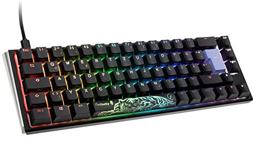 Ducky One 3 Classic SF Clavier USB Allemand Noir, Blanc