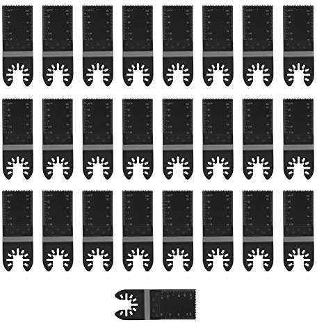 Schaukel Sägeblätter 25 Stück Multifunktion Blatt Werkzeug 35 Mm Multifunktions-Schwenk Werkzeug Zubehör für Fein, DREMEL, Vickers, etc.