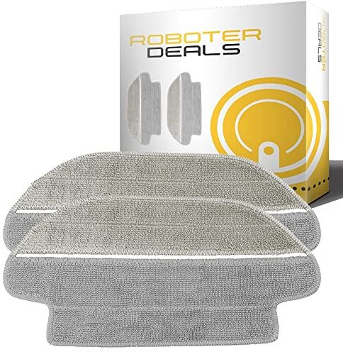 Roboter Deals - Mikrofaserpad, Ersatz-Wischtücher, Mopp (2 Stück) für Xiaomi Mi Mop 2s Staubsaugroboter