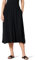 Amazon Essentials Damen Midirock aus Jersey zum Hineinschlüpfen, Schwarz, M