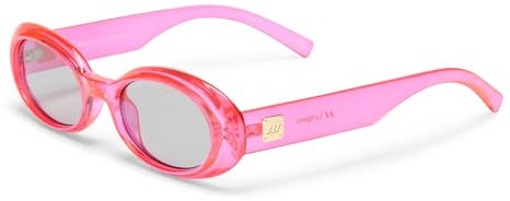 Le Specs WORK IT! HYPER PINK - Sonnenbrille für Damen und Herren Ovale Rahmenform mit hohem UV-Schutz LSP2452395