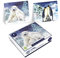 Tom Smith 20 luxuriöse Weihnachtskarten für wohltätige Zwecke mit 2 Eisbär- und Pinguin-Designs