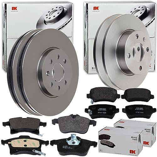 NK Bremsscheiben + Beläge vorne + hinten passend für Astra H Limo Caravan GTC