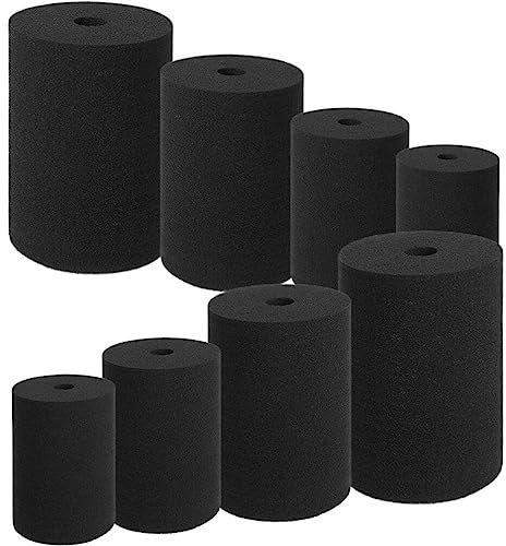 TEHAUX Cup Turner Inserts 8 Pack Round Sponges for Tumbler Cup Spinner Accessories Durable Sponge for Glassware