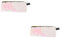 EXCEART 2st Stiftetui Federmäppchen Glänzende Pailletten Federmäppchen Stift-Organizer-etui Stifttaschen Tragbare Stifttasche Federmäppchen Aus Pailletten Muschelschale Kosmetik Metall