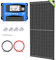 Solarpanel Kit, Monokristallines Solarmodul Off-Grid Kit mit 200W Solarmodulen + 100A MPPT 12V/24V Laderegler + 5m ft Solar Cable