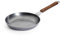 Woll Carbon Steel - Sartén (24 cm de diámetro, 5 cm de alto, acero al carbono, apta para inducción, resistente a cortes y arañazos, revestimiento antiadherente natural (pátina), sartén de hierro