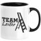Team-Leiter Chef Geschenk Lustig Tasse für Chef vom Team Abteilungsleiter (Schwarz)