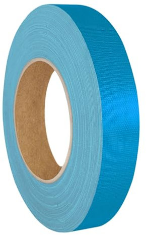 KS24 Products Gaffer Tape | Premium Gewebeklebeband | große Auswahl an Farben & Breiten | stark klebend & wiederablösbar/blau, 19 mm x 50 m