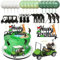 29 PCS CupCake Toppers - Heading for the Green Golf Sport Party Favors - Golf Themed Party Supplies