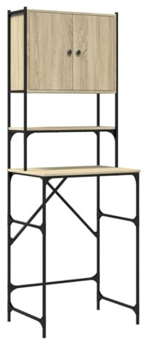 vidaXL Armoire de Machine à Laver chêne Sonoma 68x48,5x194 cm