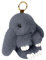Bunny Schlüsselanhänger - Mini Plüsch Bunny Pompon Schlüsselanhänger für Frauen Mädchen Handtasche Rucksack und Geldbörse - Weicher flauschiger Anhänger für Schultasche, Lippenbalsam Schlüsselanhänger