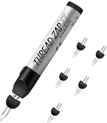 Penna Bruciafilo con 5 Punte Ricambio, Forniture Industriali Fusione Portatili, Strumento Bruciare i Fili per Creazione Gioielli, Cucito, Taglio, Intaglio Fella Cera, Saldatura e Fusione Perline