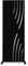 Casanoov Lot de 3 panneaux décoratifs VELETA Noir H.160cm motifs côté droit