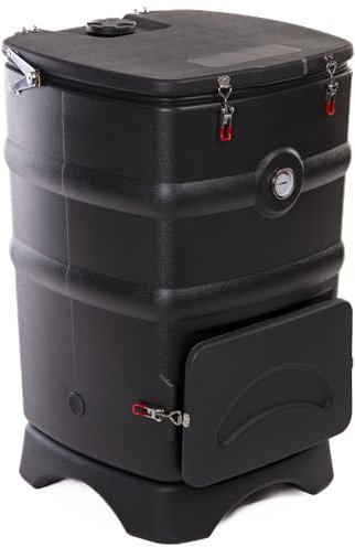 Garden Gear Bio-Heat 110L Thermal Composter with Carbon Filtration External Compost Thermometer & Ventilation System Eco-Friendly Composting Garden & Kitchen Waste (110L Thermal Hot Composter)