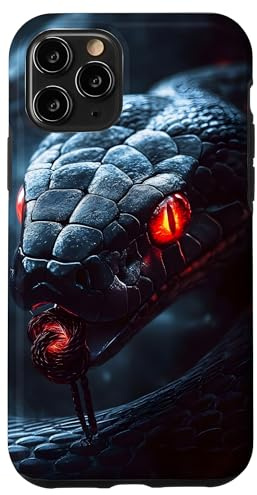 Jahr der Schlange Black Snake Hülle für iPhone 11 Pro