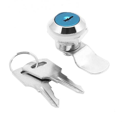 Blocca MS403 Porta della cassetta postale Porta in metallo Sostituzioni di sicurezza a punto singolo con 2 tasti per lamiera di ferro in legno, blocco in metallo Carbinet
