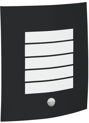 vidaXL Outdoor Wall Light Black 23.5 x 9 x 26 cm | Stylish matte black finish fits well in different outdoor spots, Uses LED tech to save on energy bills,