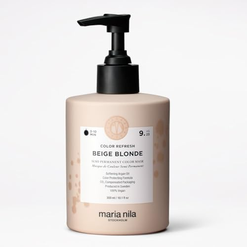 Maria Nila Color Refresh Beige Blonde Mascarilla Rubio Beige, 300 ml