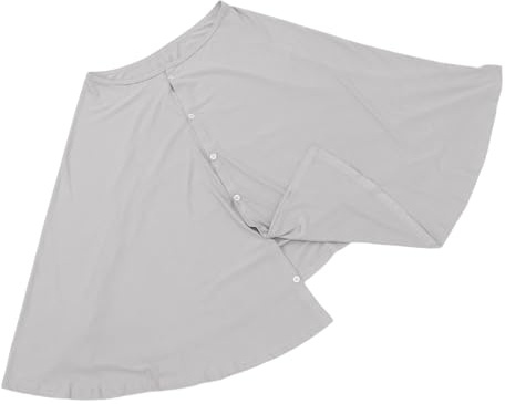 TOYANDONA Breathable Nursing Cover Scarf for Women Full Coverage Breastfeeding Poncho with UV Protection Lightweight Soft Multi-use Apron and Stroller Shawl for Moms