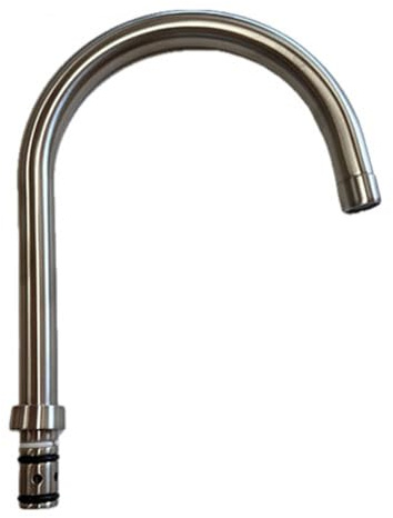 Compatible Brushed Satin Spout Fits 1306R 133.0314.654 Franke Howdens Lamona Abode John Lewis San Marco Carron Phoenix Rangemaster John Lewis Kitchen Taps