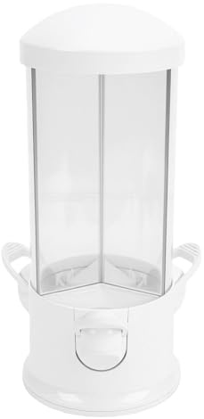 ZAICOLER Distributore di Caramelle Tripla Selezione di Snack Rotazione 360 Gradi Distributore di Snack di Caramelle e Noci a 3 Scomparti con Coperchio e Base Avvitabili