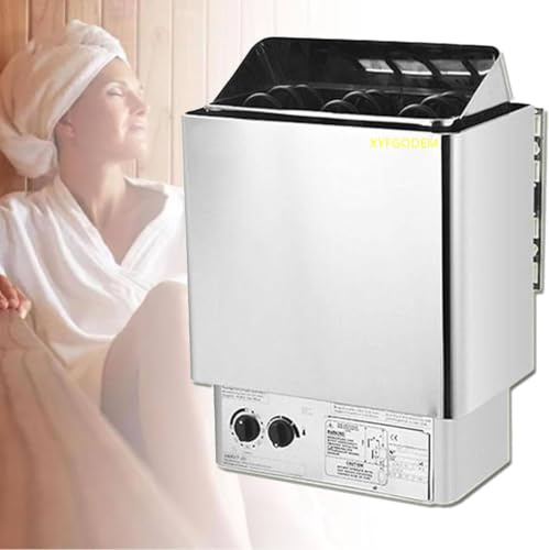 Stufa sauna a secco elettrica da 4,5 kW con controllo integrato per benessere e relax