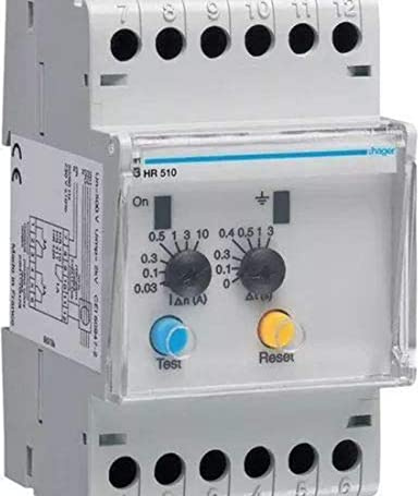 Hager HR510 FI-Relais 30mA-10A Zeitverzö gert