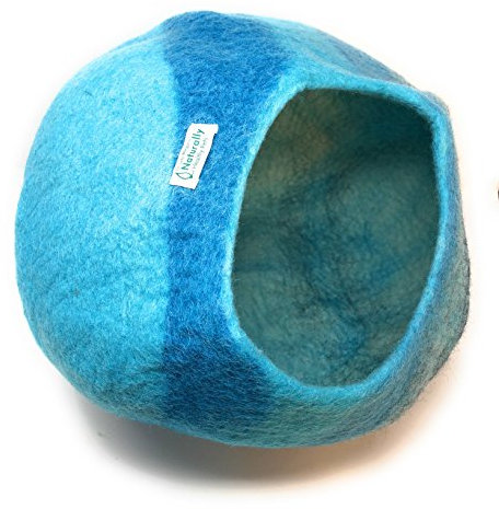 Dr. Judy Morgan 's natürlich Gesund Pets Handgefertigt Wolle Katzenhöhle, Northern Lights