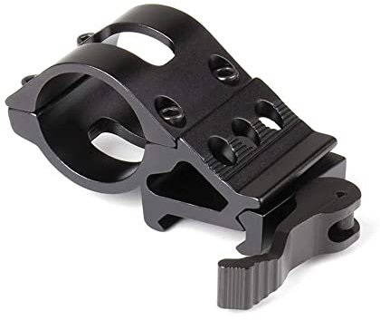 M-06 Quick Release 25mm Ring Tactical Scope Sight Taschenlampe Laser Halterungen + 20mm Standard Picatinny / Weaver Schiene