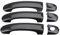Viviance 6Pcs Set Abs Carbon 3 Türhle Covers Handles kompatibel mit VW Transporter T5 T5 Caddy kompatibel mit Vans