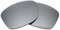Mryok Verres de rechange pour Oakley Jupiter Squared OO9135-56 mm, Anti-corrosion de l'eau de mer polarisée – Titane argenté, Taille unique