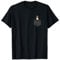 NordNerdz Tux Linux Pinguin T-Shirt, Schwarz, S, Klassische Passform, Cartoon, Unisex, Alle Jahreszeiten